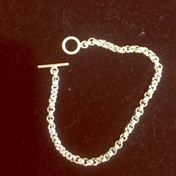 7.5 in solid Sterling silver bracelet .925 - Picture 1 of 2